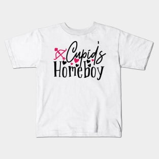 Cupid Is My Homeboy - Funny Valentine's Day Kids T-Shirt